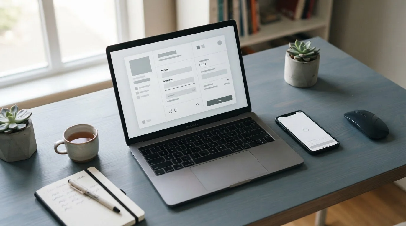 Digitale Bezahlung bei Wettanbietern mit Paysafecard auf Laptop-Bildschirm